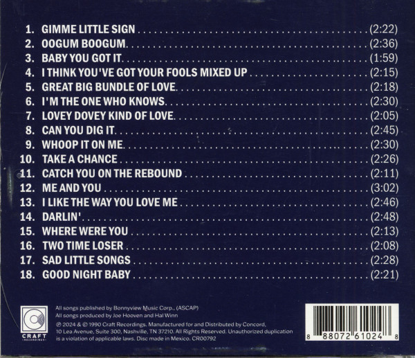 Brenton Wood's 18 Best (CD)
