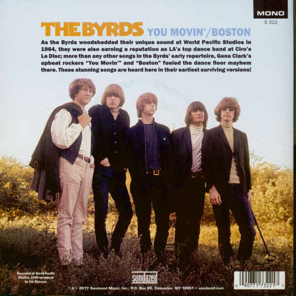 You Movin' - Boston (45rpm Single, BC, PS, Blue Vinyl)