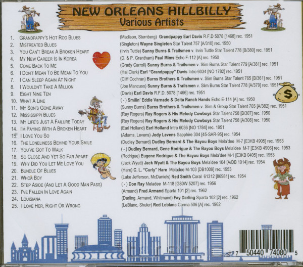 New Orleans Hillbilly (CD-R)