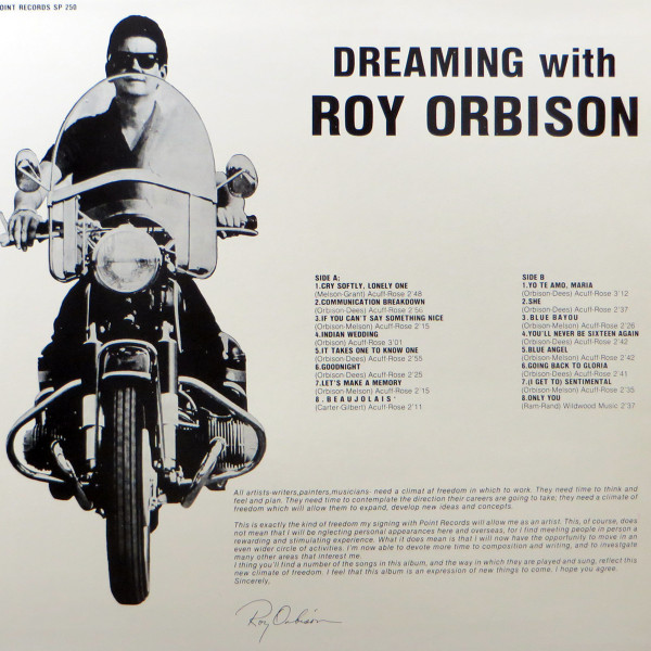 Dreaming With Roy Orbison (LP)