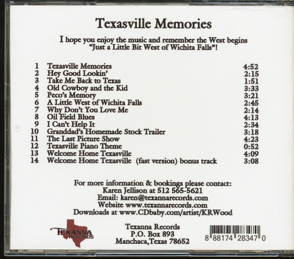Texasville Memories (CD)