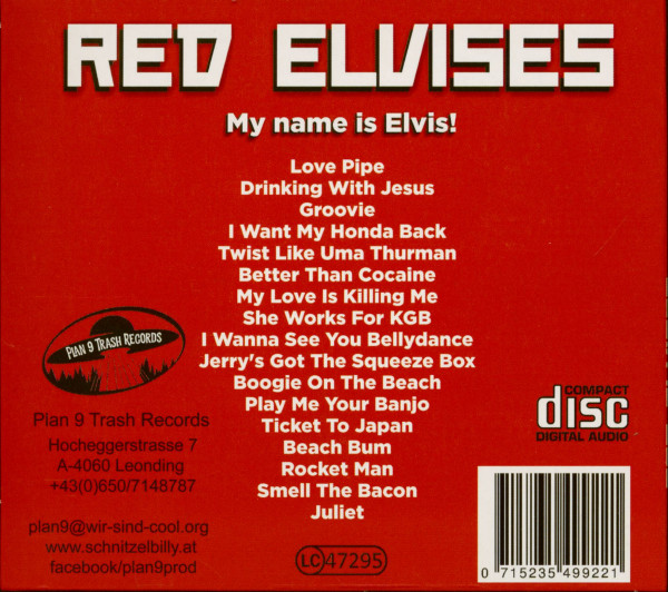 My Name Is Elvis! (CD)