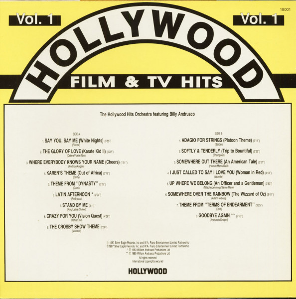 Hollywood Film & TV Hits Vol. 1 (LP)