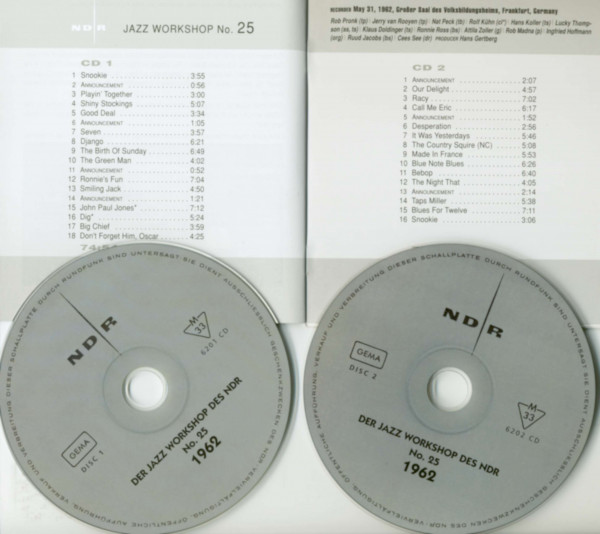 NDR Jazz Workshop No.25 (2-CD)