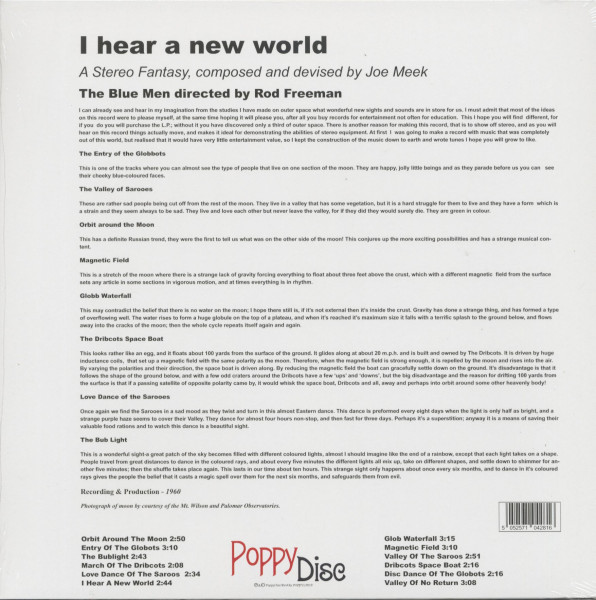 I Hear A New World - An Outer Space Music Fantasy by Joe Meek(LP)