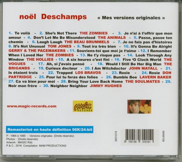 Mes Versions Originales (CD)