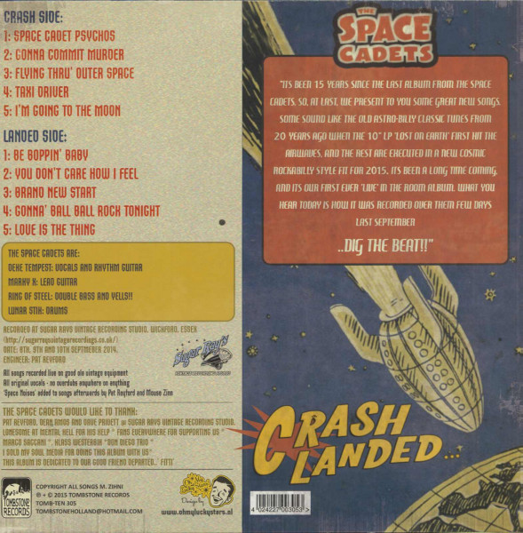 Crash Landed (LP, 10inch)