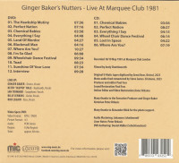 Vorschau: Ginger Baker's Nutters Live At The Marquee Club 1981 (CD + DVD) Vorschau: Ginger Baker's Nutters Live At The Marquee Club 1981 (CD + DVD)