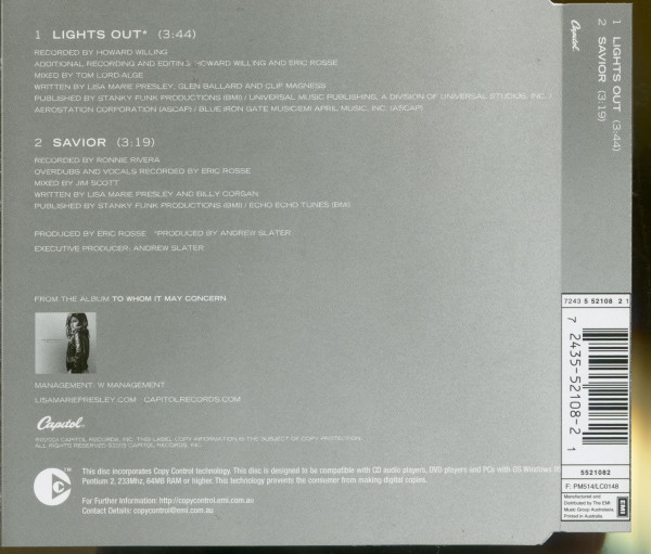 Lights Out (Maxi CD)