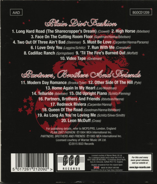 Plain Dirt Fashion - Partners, Brothers & Friends (CD)