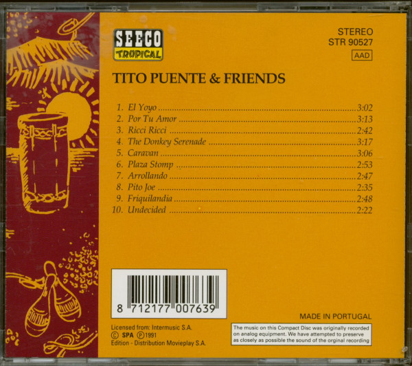 Tinto Puente And Friend (CD)