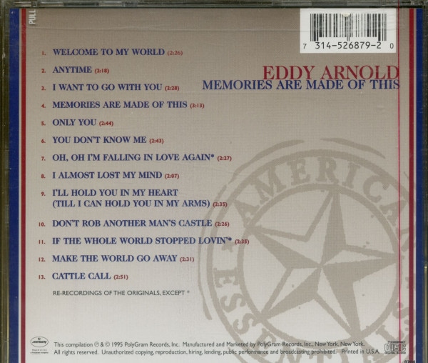 Memories Are Made Of This (CD)