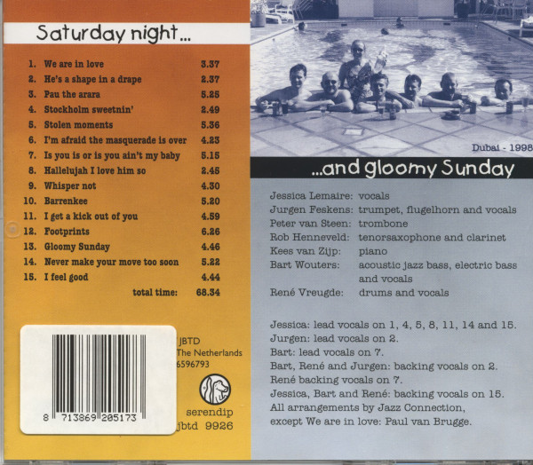 Saturday Night And Gloomy Sunday (CD)
