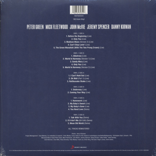 Before The Beginning - Vol 2: Live & Demo Sessions 1970 (3-LP, 180g Vinyl)