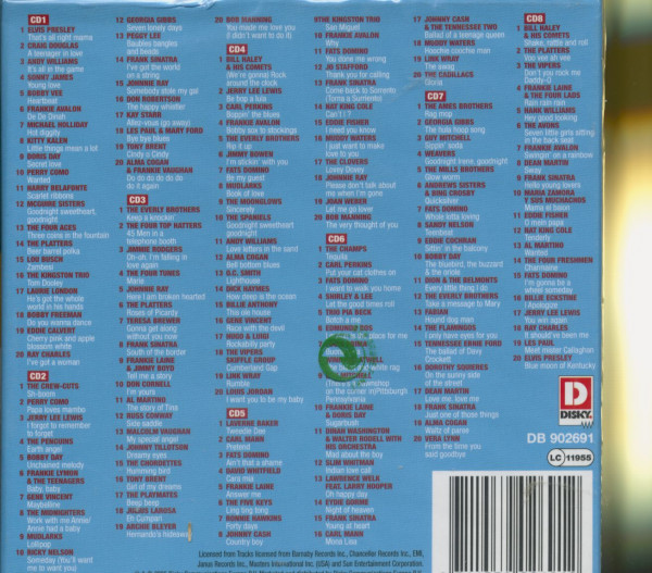 3. Bild von Various: More Greatest of the 50's (8-CD)