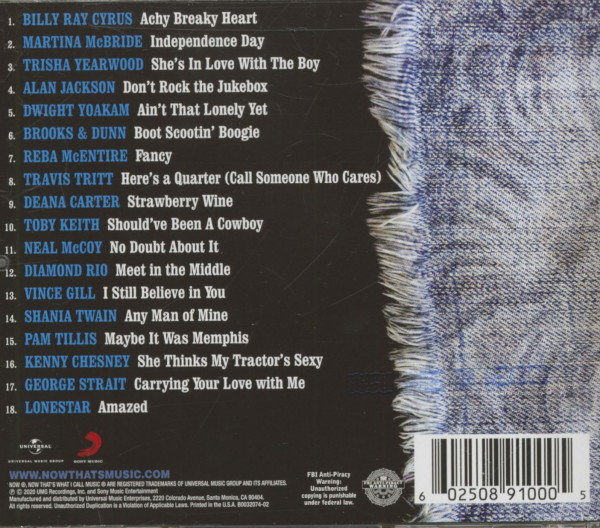 Now That's What I Call Country Classics 90's (CD)