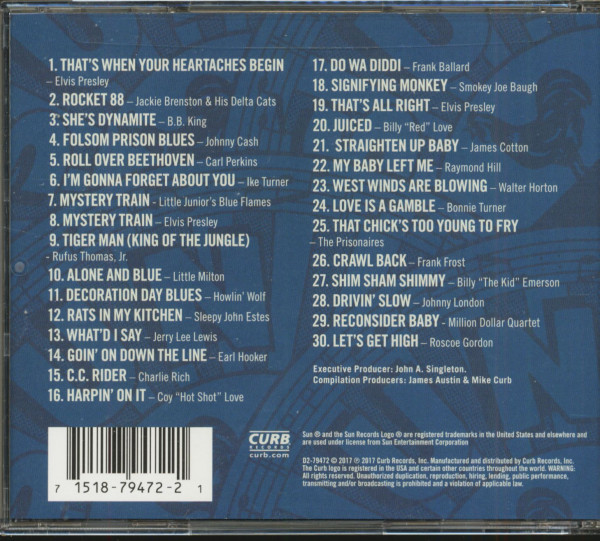 Sun Records 65th Anniversary - Born From The Blues (CD)