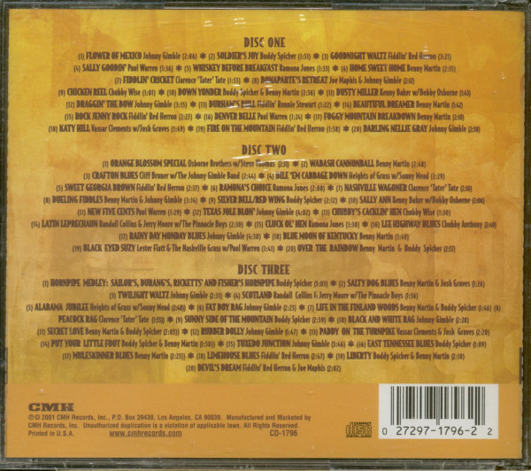 Fiddlers' Hall Of Fame - 60 All-Time Fiddle Classics (3-CD)