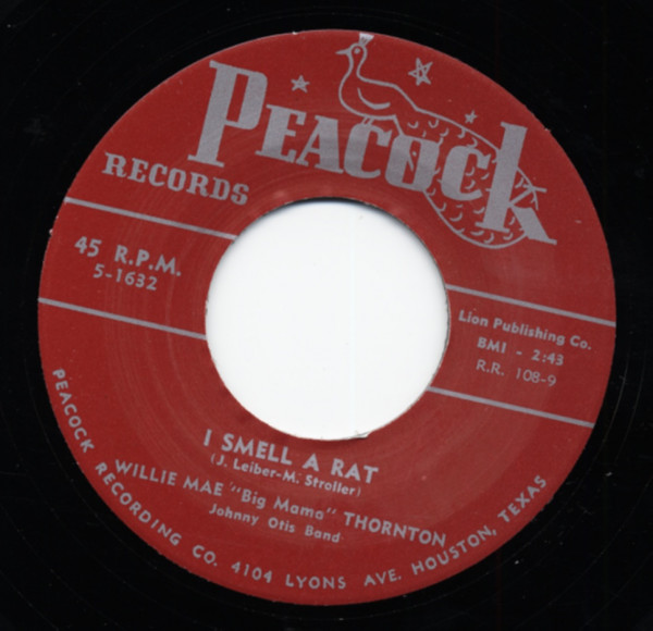 I Smell A Rat b-w They Call Me Big Mama 7inch, 45rpm I Smell A Rat b-w They Call Me Big Mama 7inch, 45rpm