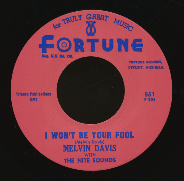 I Won't Be Your Fool - Playboy (7inch, 45rpm) I Won't Be Your Fool - Playboy (7inch, 45rpm)
