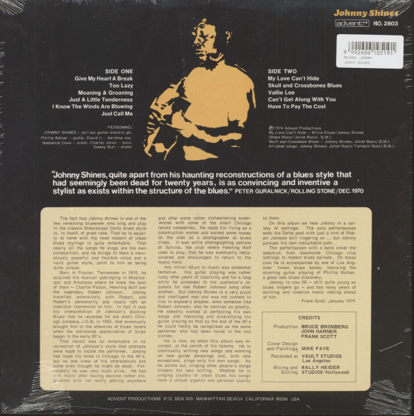 Johnny Shines (LP, 180g Vinyl)