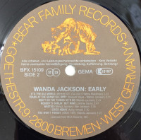 Vorschau: Early Wanda Jackson (LP) Vorschau: Early Wanda Jackson (LP)