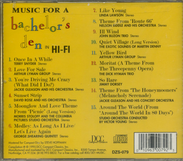 Music For A Bachelor's Den Vol.1 - In Hi-Fi (CD)