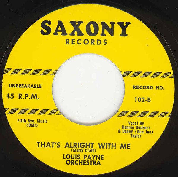 That's Alright With Me b-w Lover 7inch, 45rpm