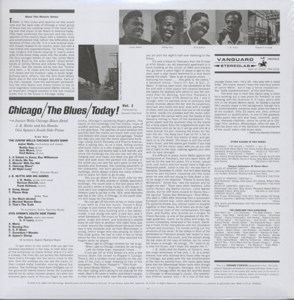 Chicago - The Blues - Today! Vol. 1 (LP, 180g Vinyl)