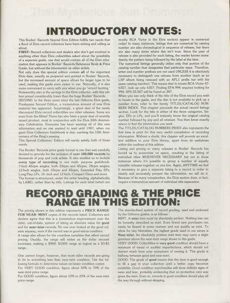Jerry Osborne's Rockin' Records Special Elvis Edition