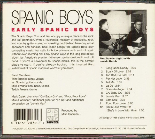 Early Spanic Boys (CD)