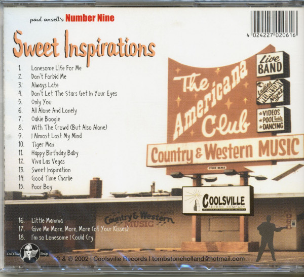Paul Ansell's Number Nine - Sweet Inspirations (CD)