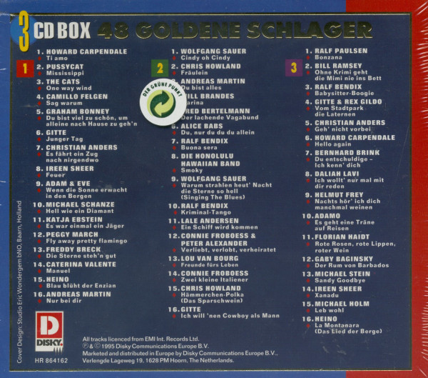 48 Goldene Schlager (3-CD)