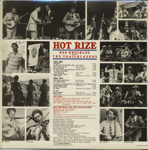 Hot Rize In Concert - Extra Added Attraction Red Knuckles & The Trailblazers (LP)