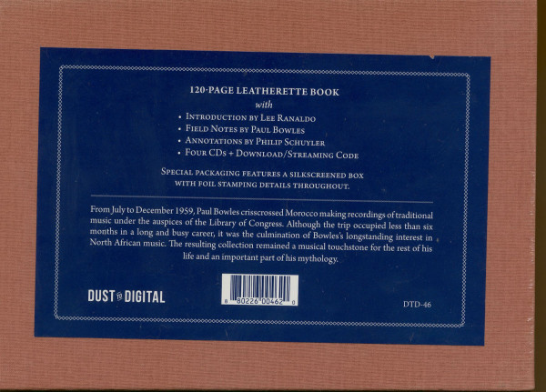 Music of Morocco: Recorded By Paul Bowles 1959 (4-CD)