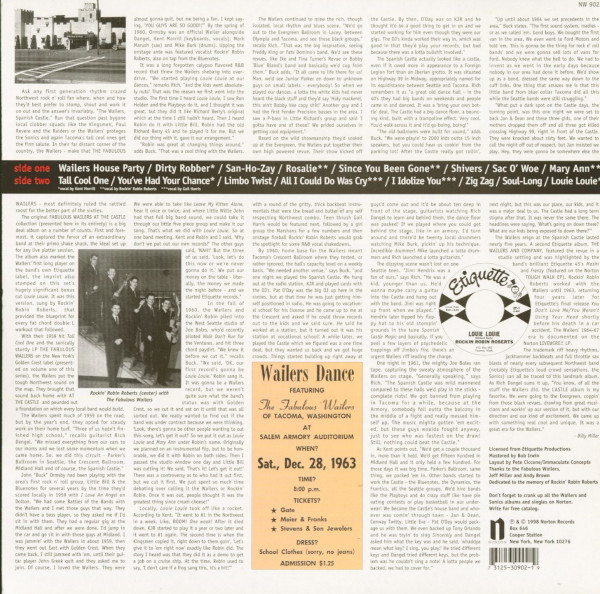 The Fabulous Wailers At The Castle (LP)