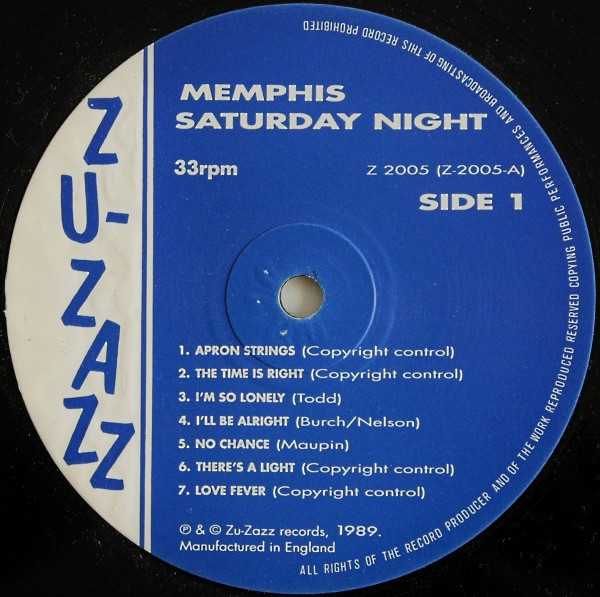 Memphis Saturday Night (LP)