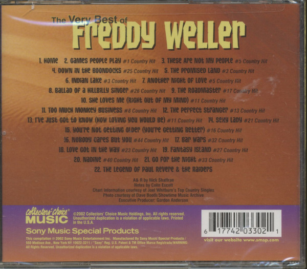 Very Best (22 Original Country Hits) (CD)