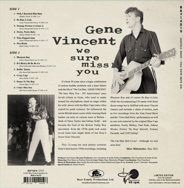 We Sure Miss You - Commemorative Album (LP, 10inch & CD, Ltd.)