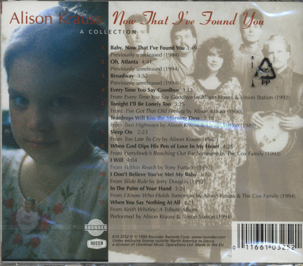 Now That I've Found You - A Collection (CD)