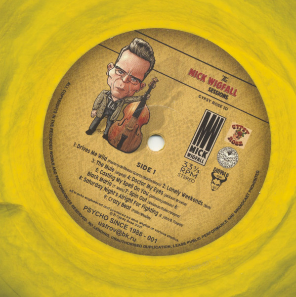 The Mick Wigfall Sessions (LP, colored Vinyl)