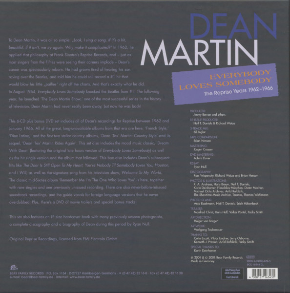 Everybody Loves Somebody (6-CD & 1-DVD Deluxe Box Set)