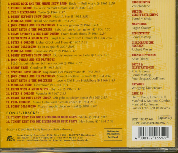 Vol.11, Beat & Pop - Amerikaner & Briten singen deutsch
