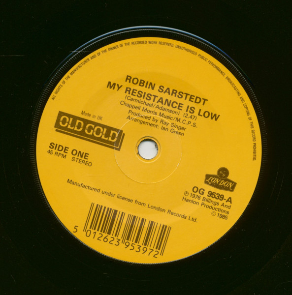My Resistance Is Low - A Little Love And Understanding (7inch, 45rpm, SC)