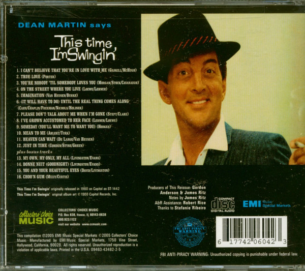 This Time I'm Swingin' (CD)