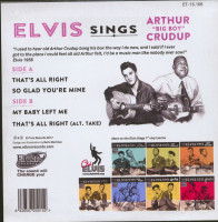 Vorschau: Elvis Sings Arthur 'Big Boy' Crudup (7inch, EP, 45rpm, PS) Vorschau: Elvis Sings Arthur 'Big Boy' Crudup (7inch, EP, 45rpm, PS)