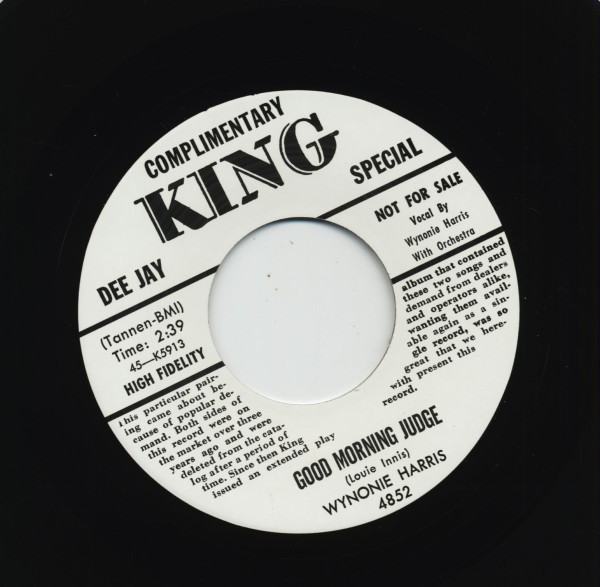 Good Morning Judge - Bloodshot Eyes ((7inch, 45rpm) Good Morning Judge - Bloodshot Eyes ((7inch, 45rpm)