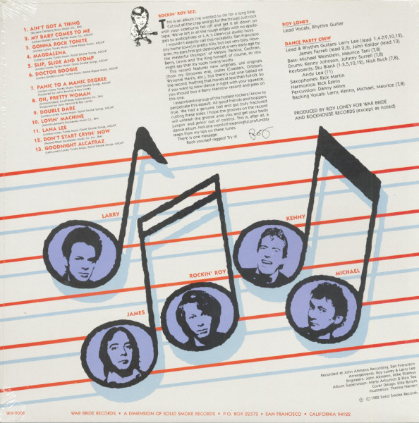 Rock And Roll Dance Party With... Roy Loney (LP, US Pressing)