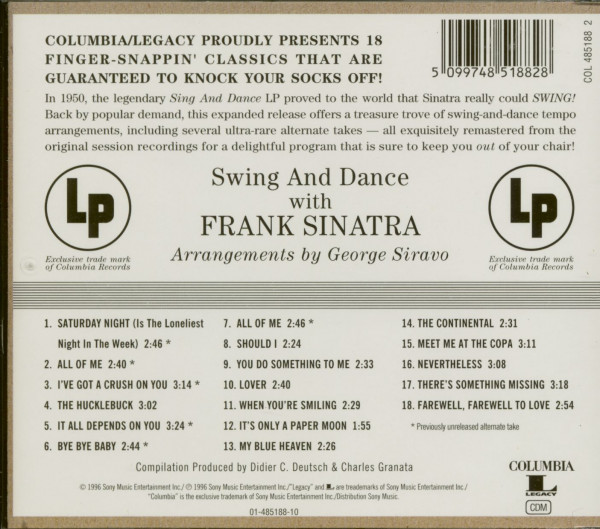 Swing And Dance With Frank Sinatra (CD)