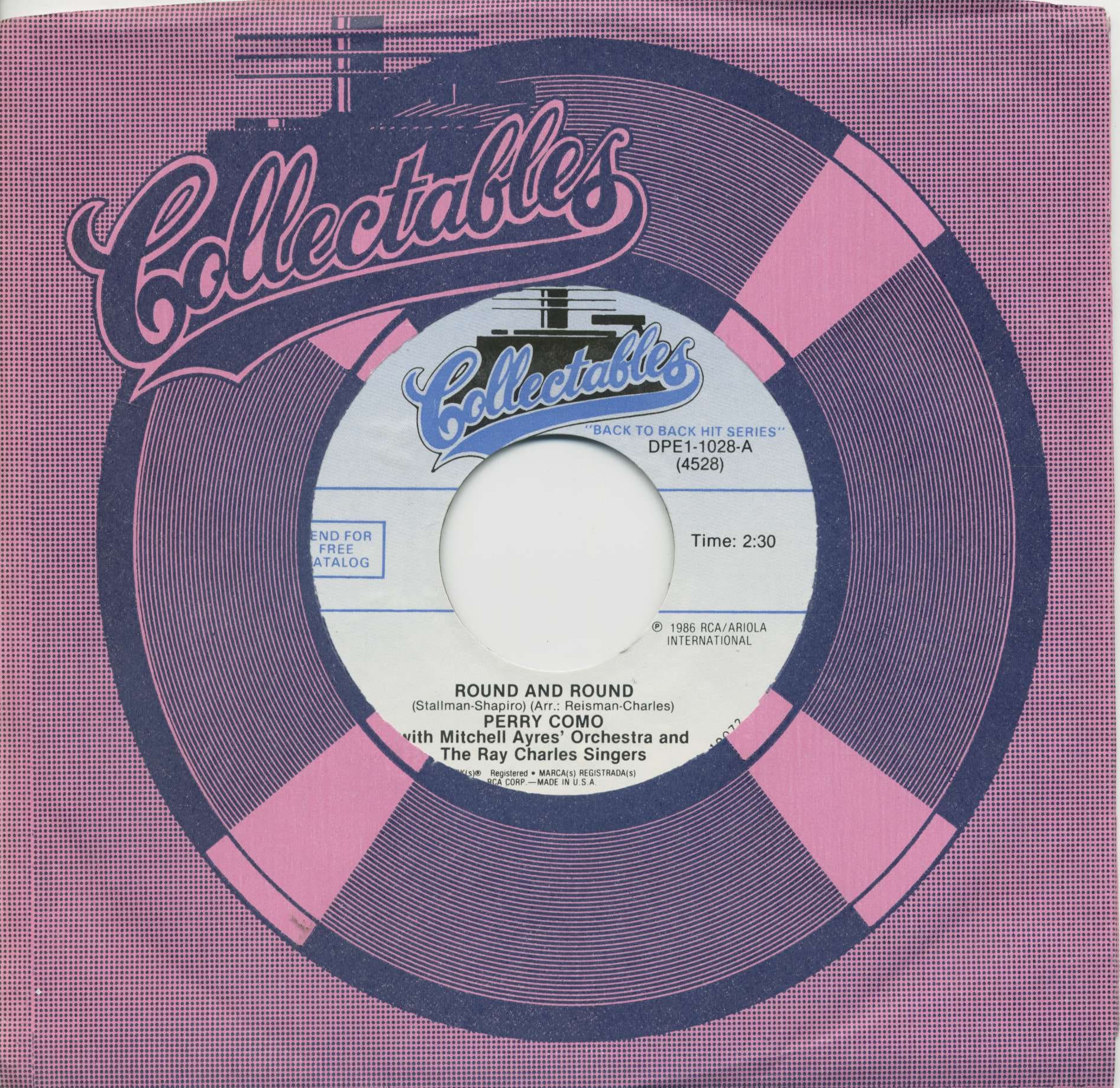 Como, Perry - Round And Round - Magic Moments (7inch, 45rpm, BC, CS)